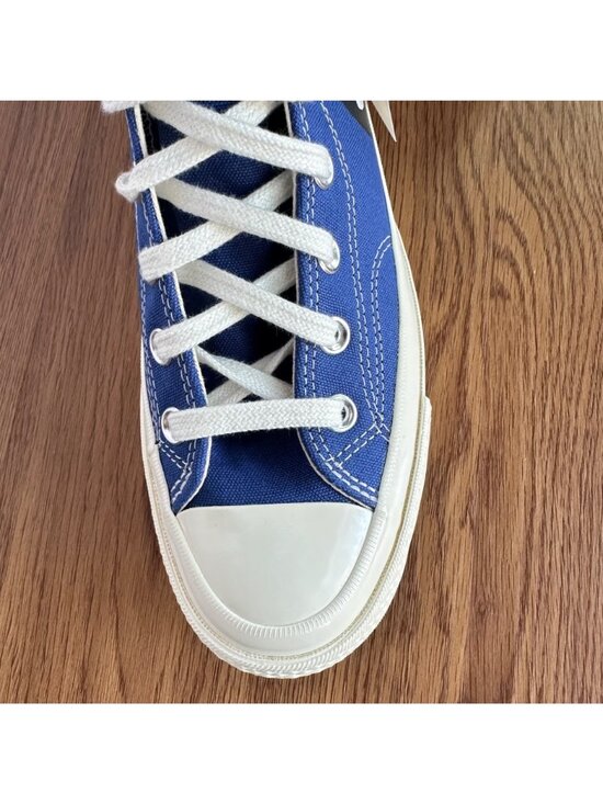 ??Converse Chuck Taylor Hi Mens Shoes Sz 3 Comme des Garcons PLAY Blue 171846C main image 6